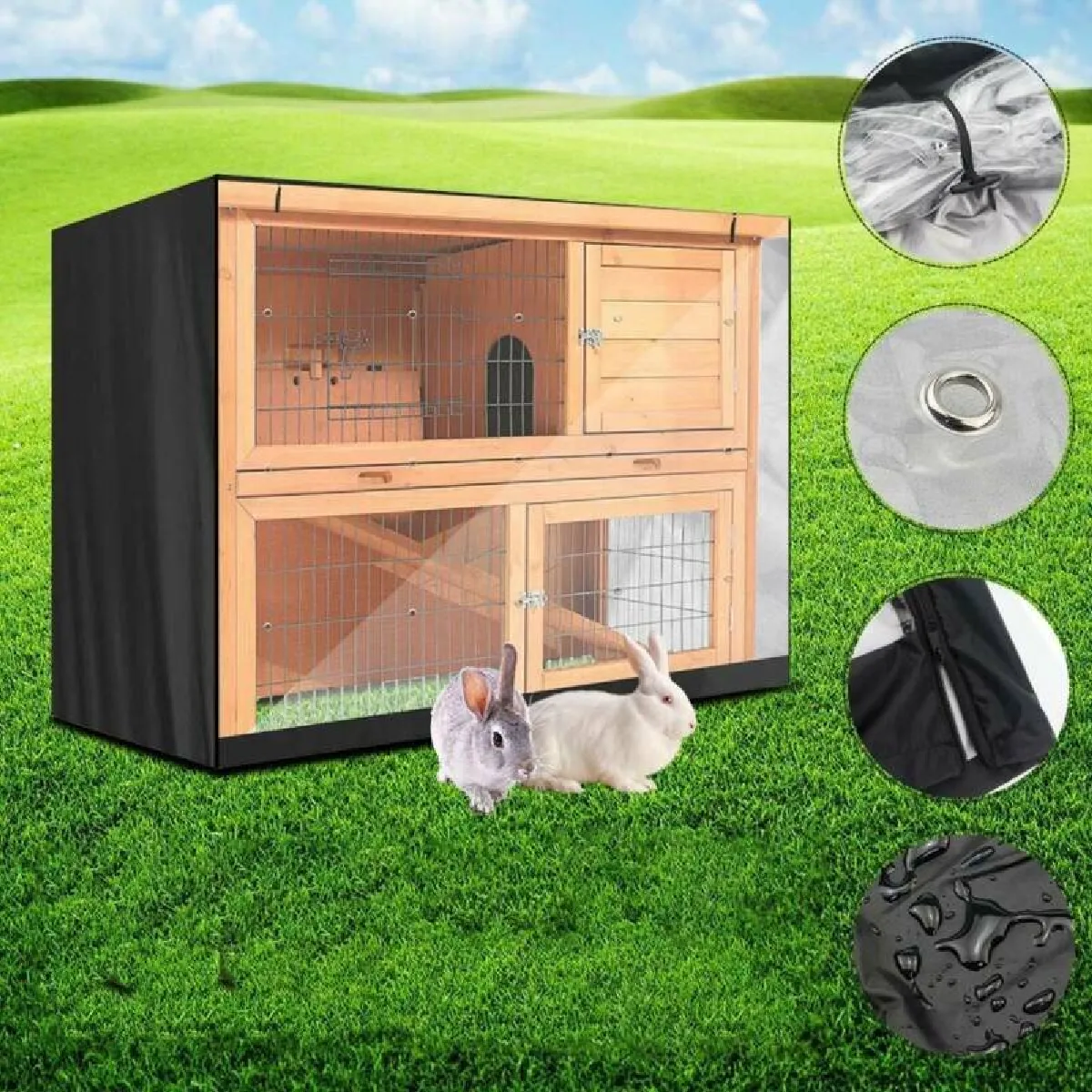 Universal Protecteur Imperméable Lapin - 122x50x105cm