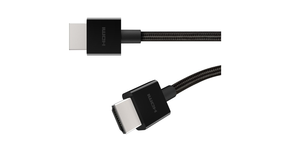 BelkinUltra HD High-Speed HDMI-kabel, 2 meter  (Zwart, 4K HDR, AV10176bt2M-BLK)