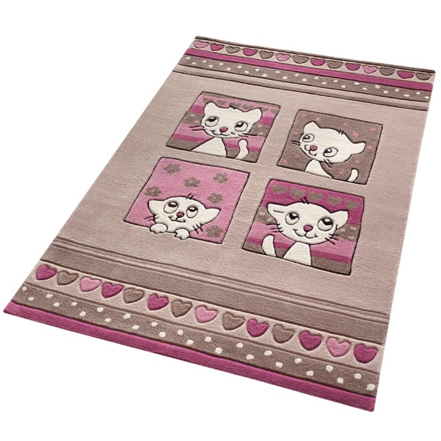 Smart Kids Kinderteppich Kitty Kat beige