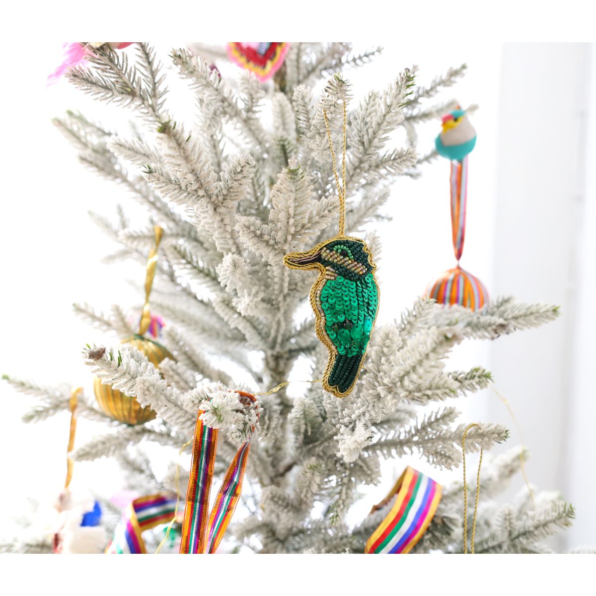 Suspension de Noël colibri Pondie Chérie