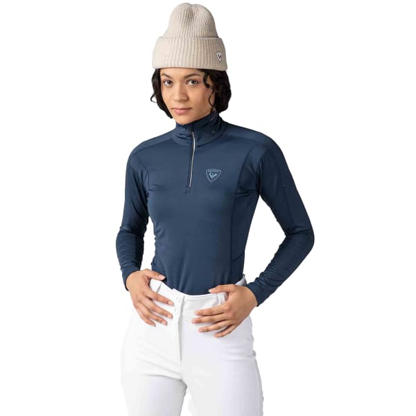 Sweat polaire ROSSIGNOL W CLASSIQUE 1/2 ZIP DARK NAVY