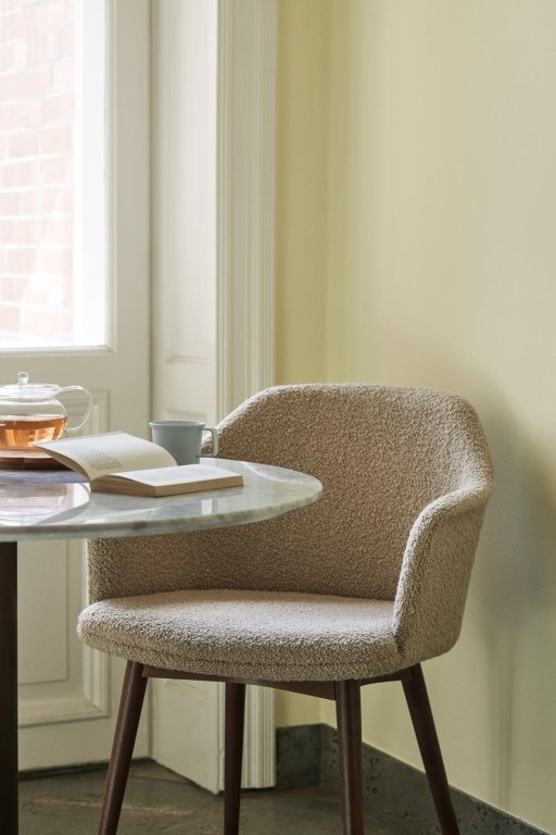 &tradition In between SK11 tafel bronzed onderstel, bianco carrara