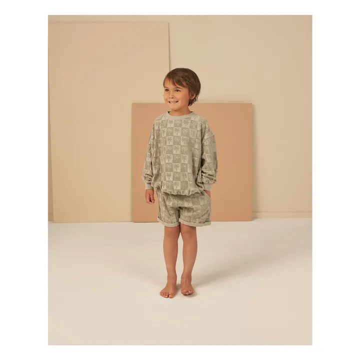 Rylee + Cru Sweat Eponge Palmiers | Sauge
