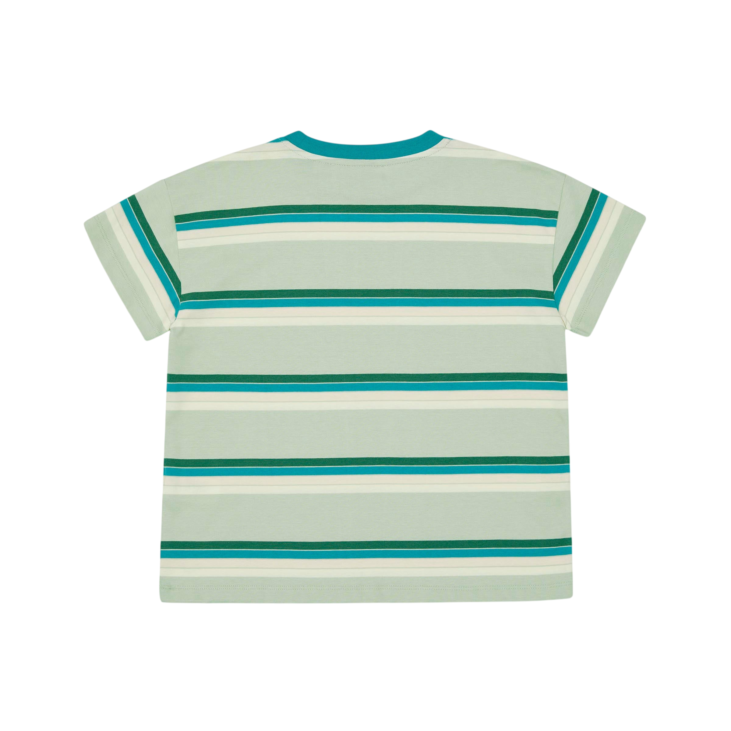 T-Shirt Green Tint Stripe Jersey