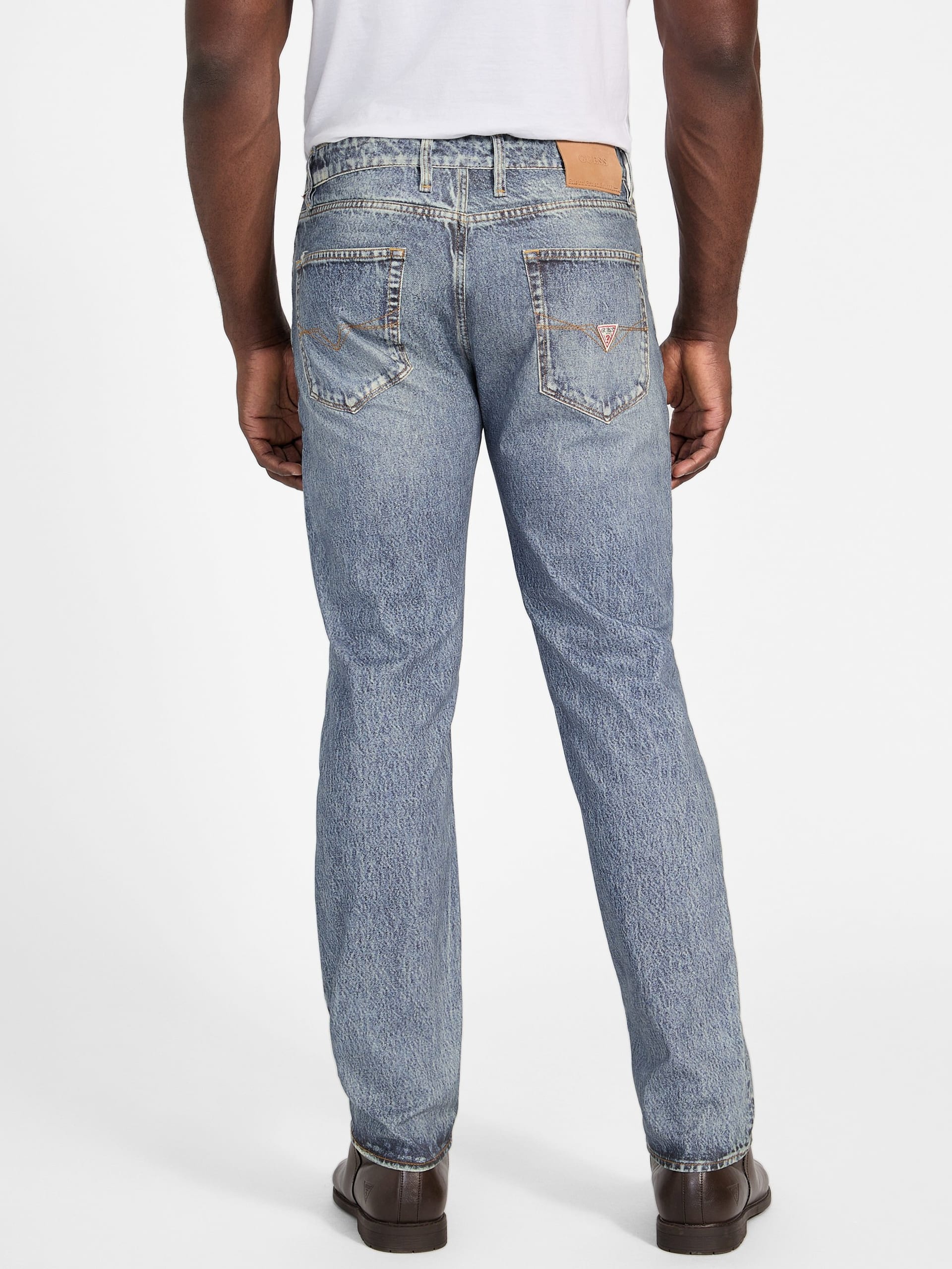 Calça jeans reta slim fit Angels