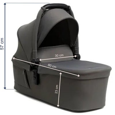 Beemoo Pro Twin 2 Liggedel, Mocha Grey