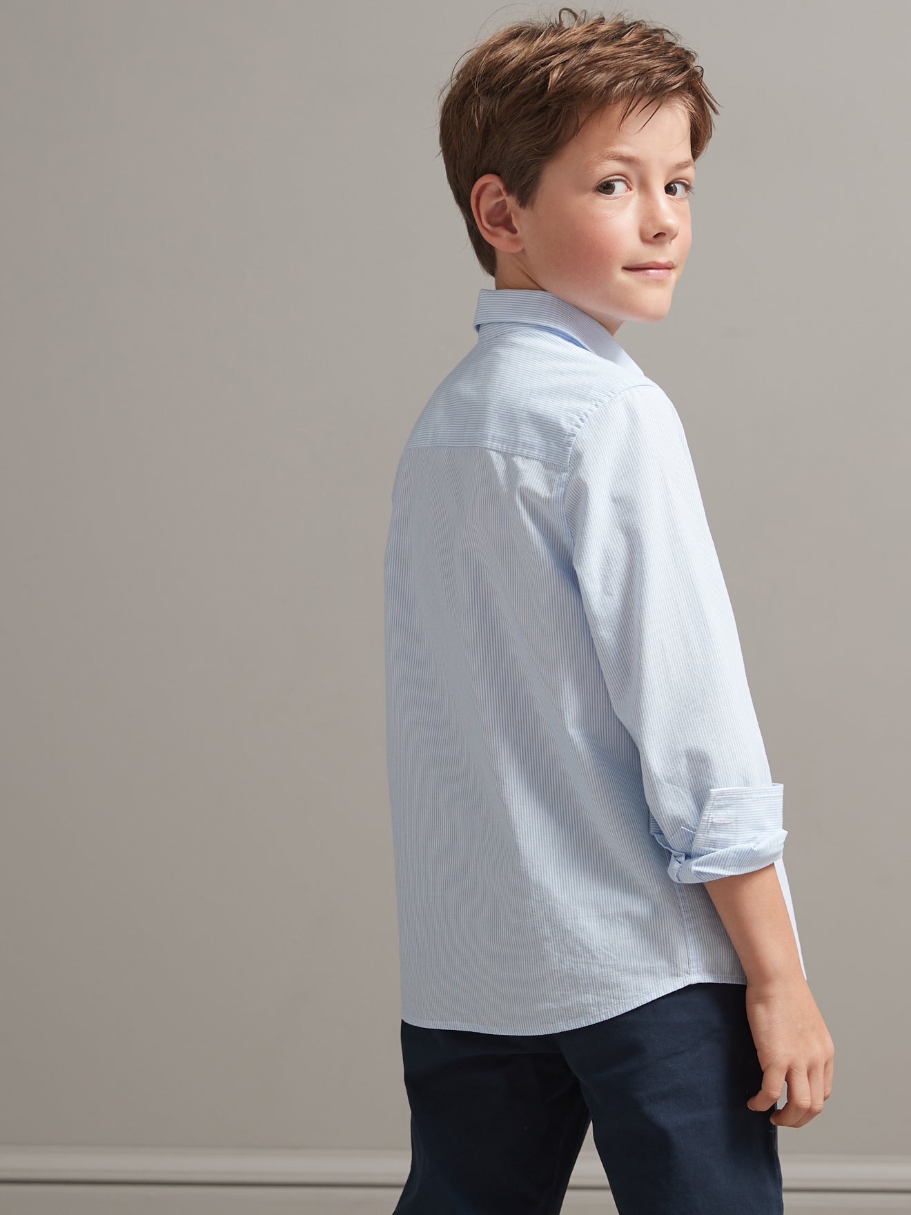 Chemise rayée garçon