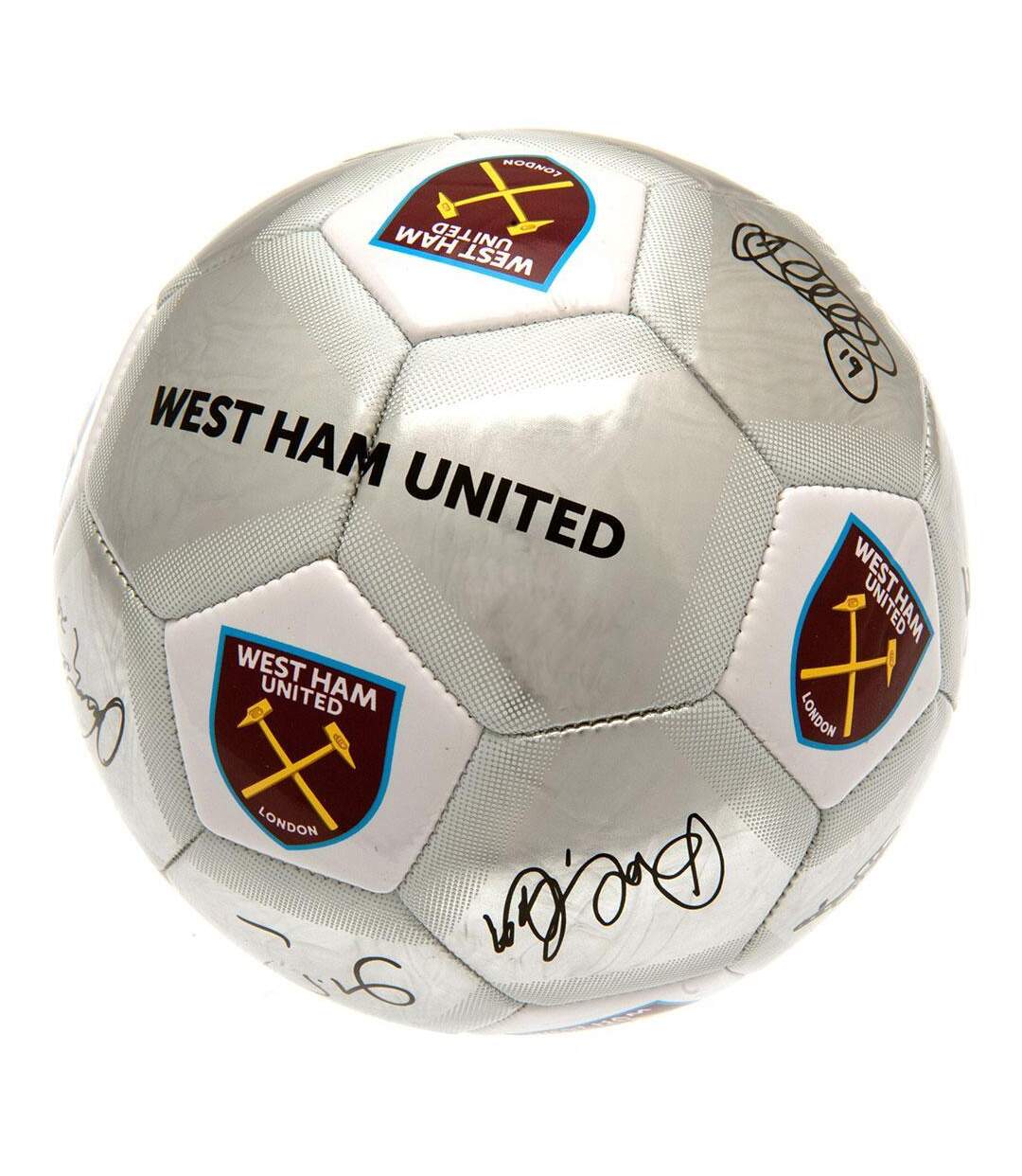 West Ham United FC - Ballon de foot (Argenté) (Taille unique) - UTTA3204