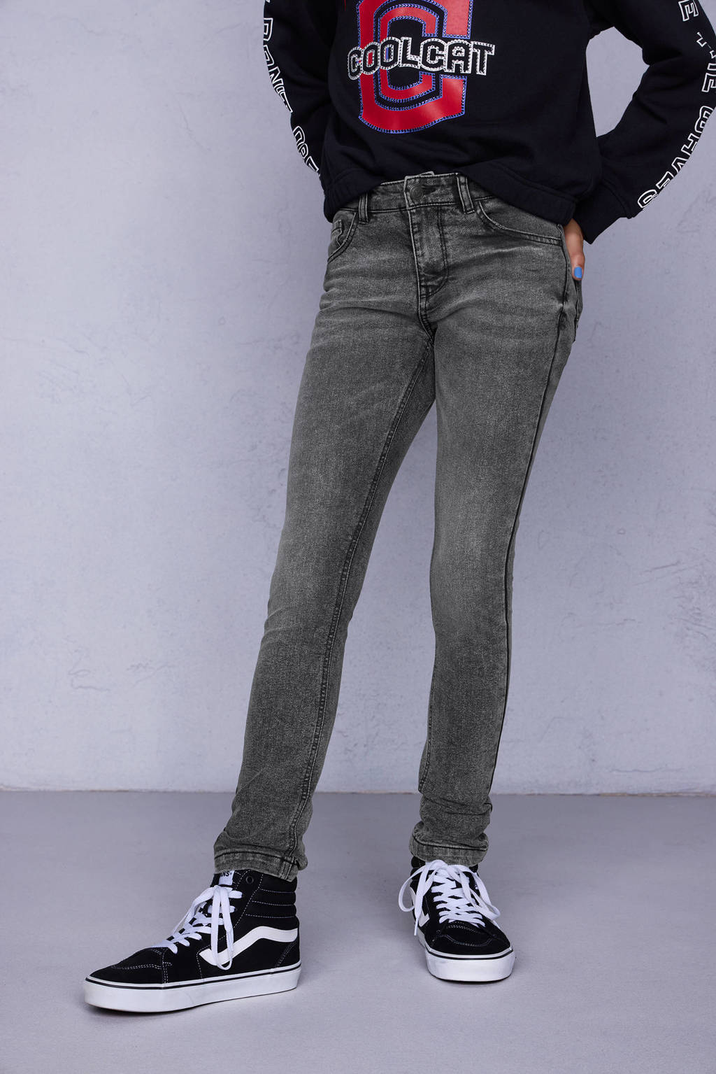 Coolcat Skinny Jeans Doris Grijs