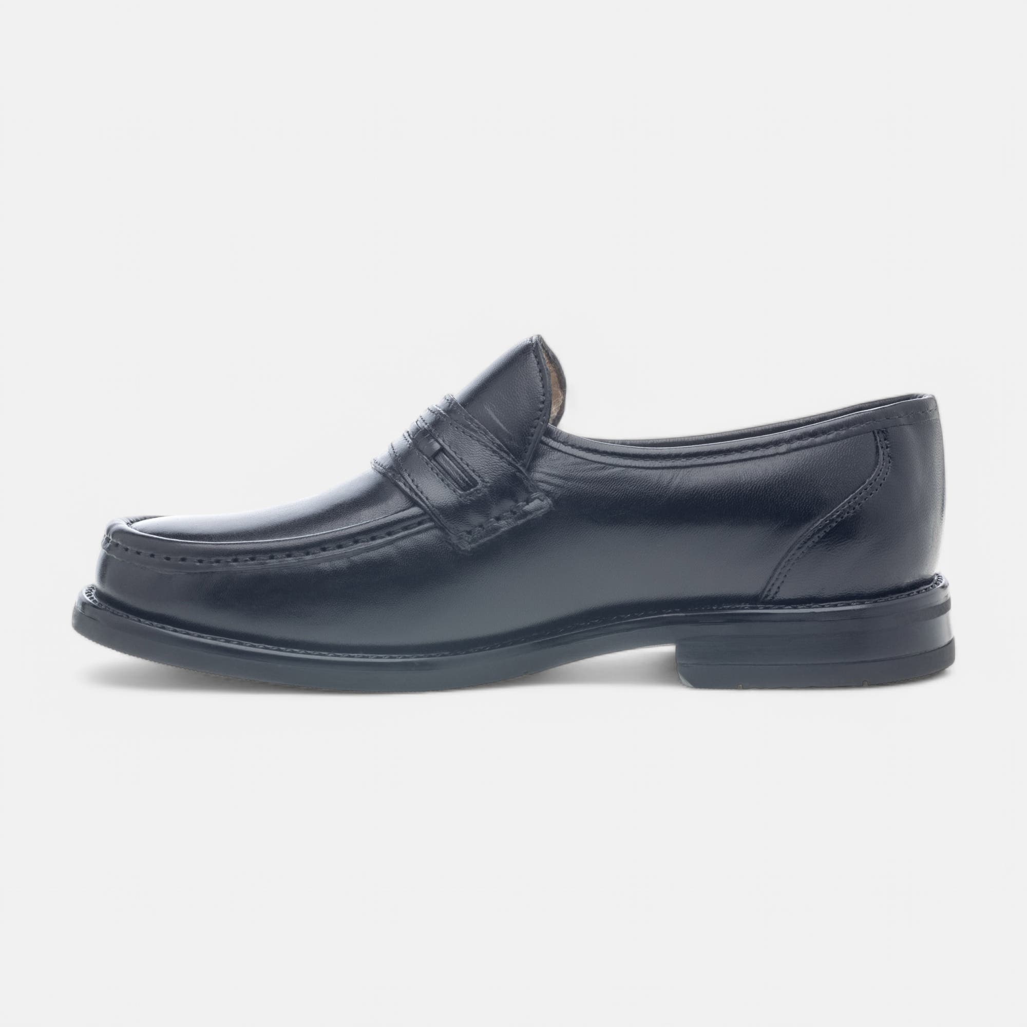 Mocassins Homme en cuir noir