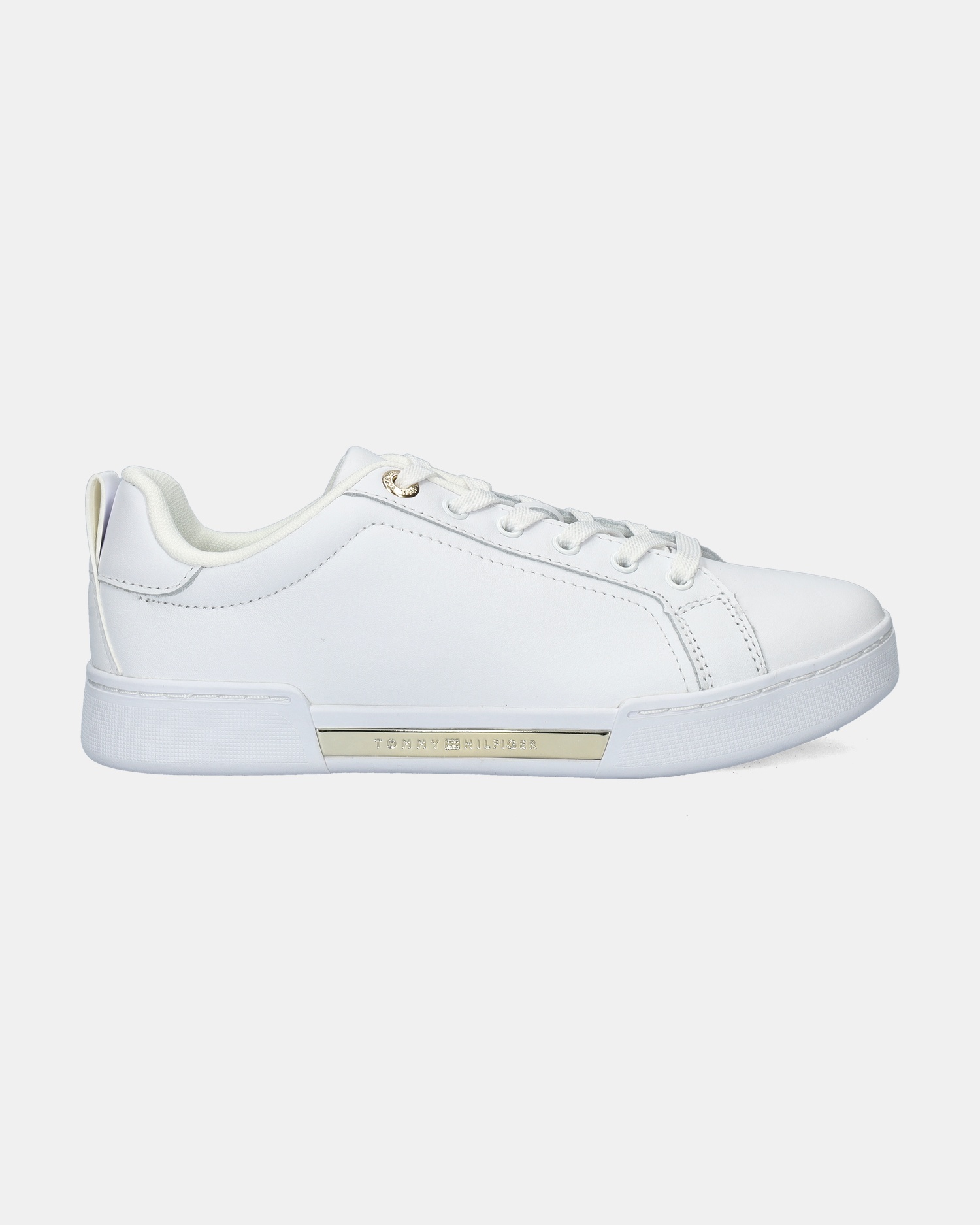 Tommy Hilfiger Sport Chique Court Lage sneakers  - wit