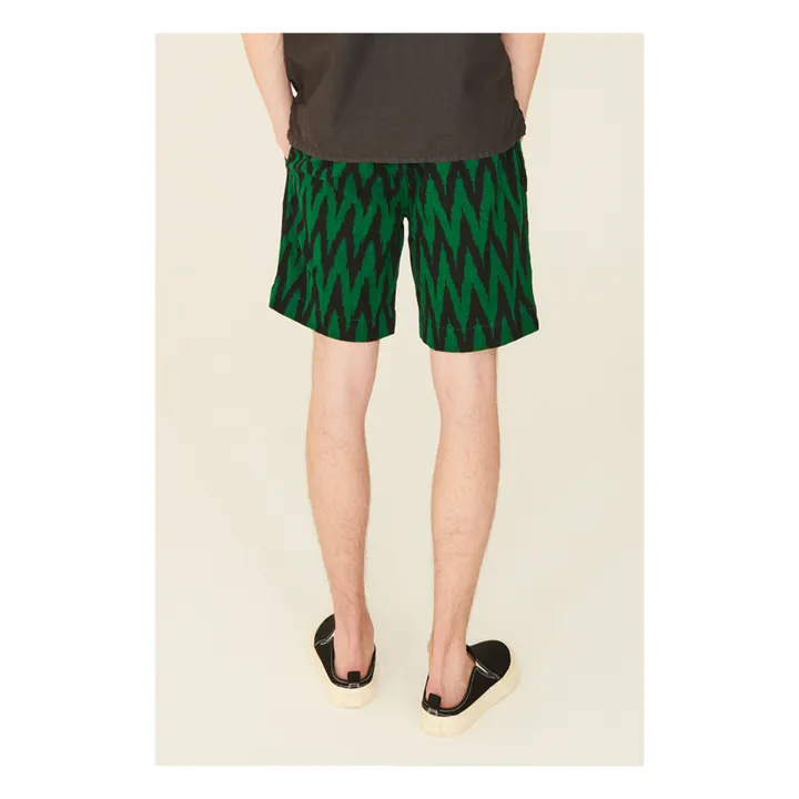 YMC Short Jay Imprimé | Vert