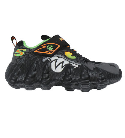 Skechers Sko m. Lys - Skech-O-Saurus - Sort/Gr?