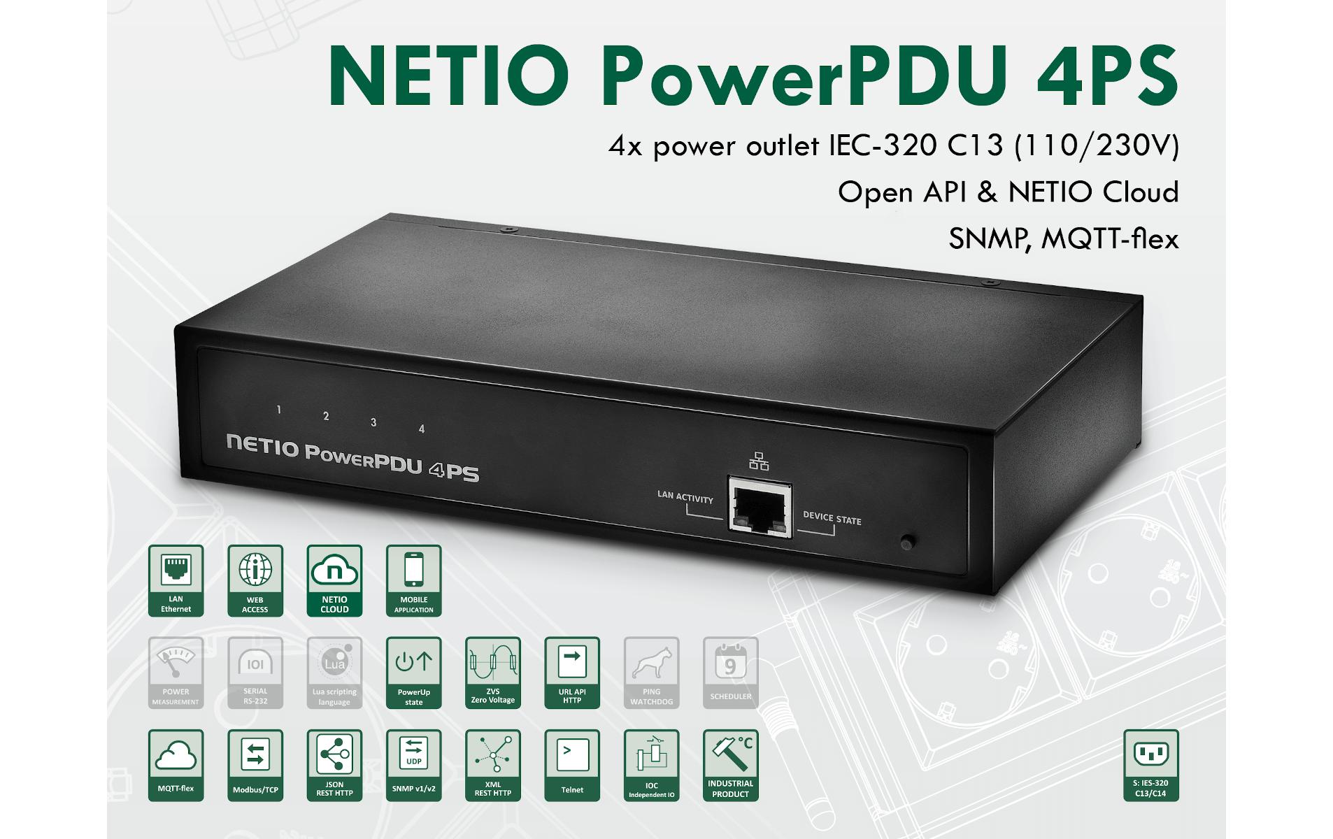IP-Steckerleiste PowerPDU 4PS CH 4x C13<br>PDU mit Schaltfunktion