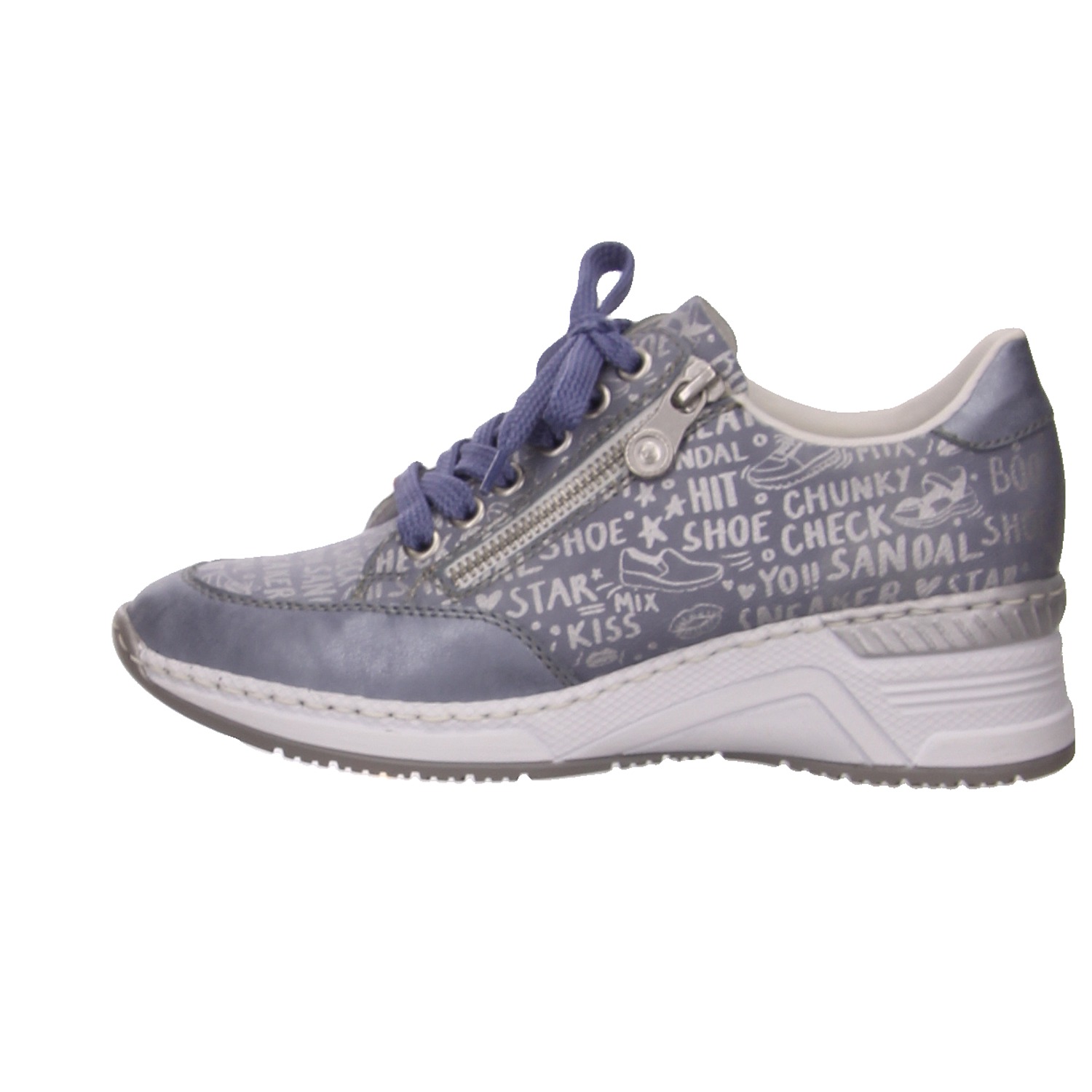 Rieker Sneaker hellblau blau