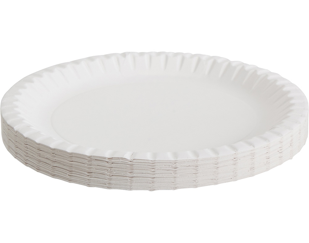 PRATO ACTUEL CARTÃO BIODEGRADÁVEL 22CM PACK 50 UNIDADES