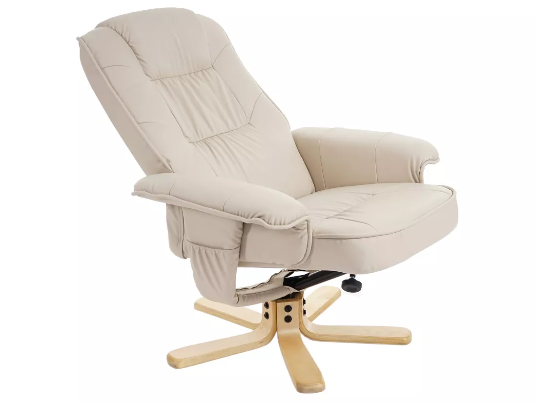 Fauteuil de relaxation H56, crème