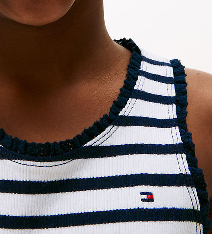 Tommy Hilfiger Top - Rib - Essential - Dark Nacht Navy/Streifen