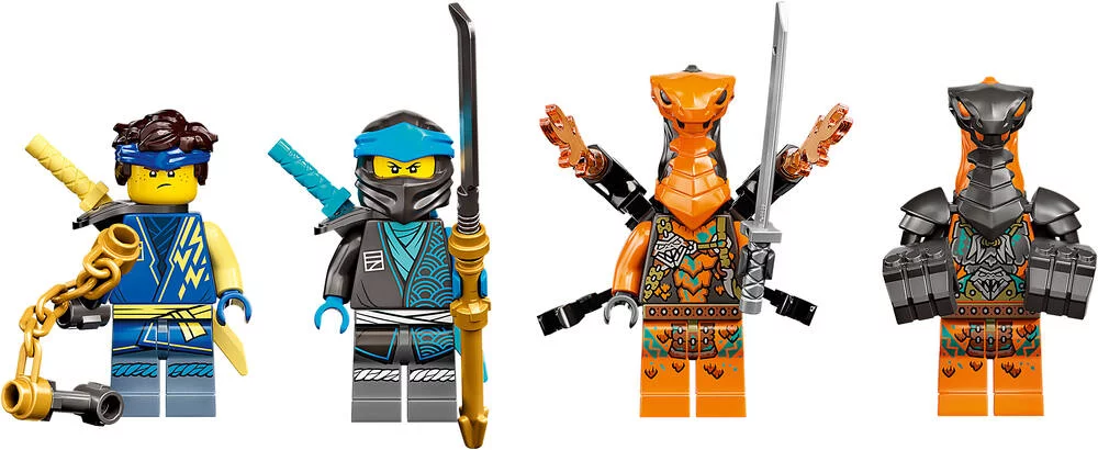 LEGO®NINJAGO 71776 - LA VOITURE DE COURSE DE JAY ET NYA - EVOLUTION