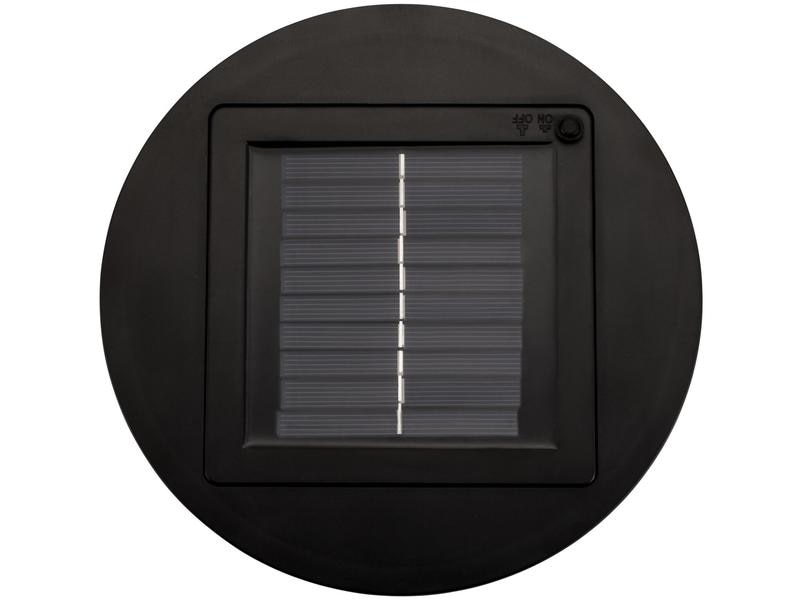 Pauleen Stehleuchte Solar Sunshine Coziness, Schwarz / Grau Solarbetriebene Deko-Leuchte