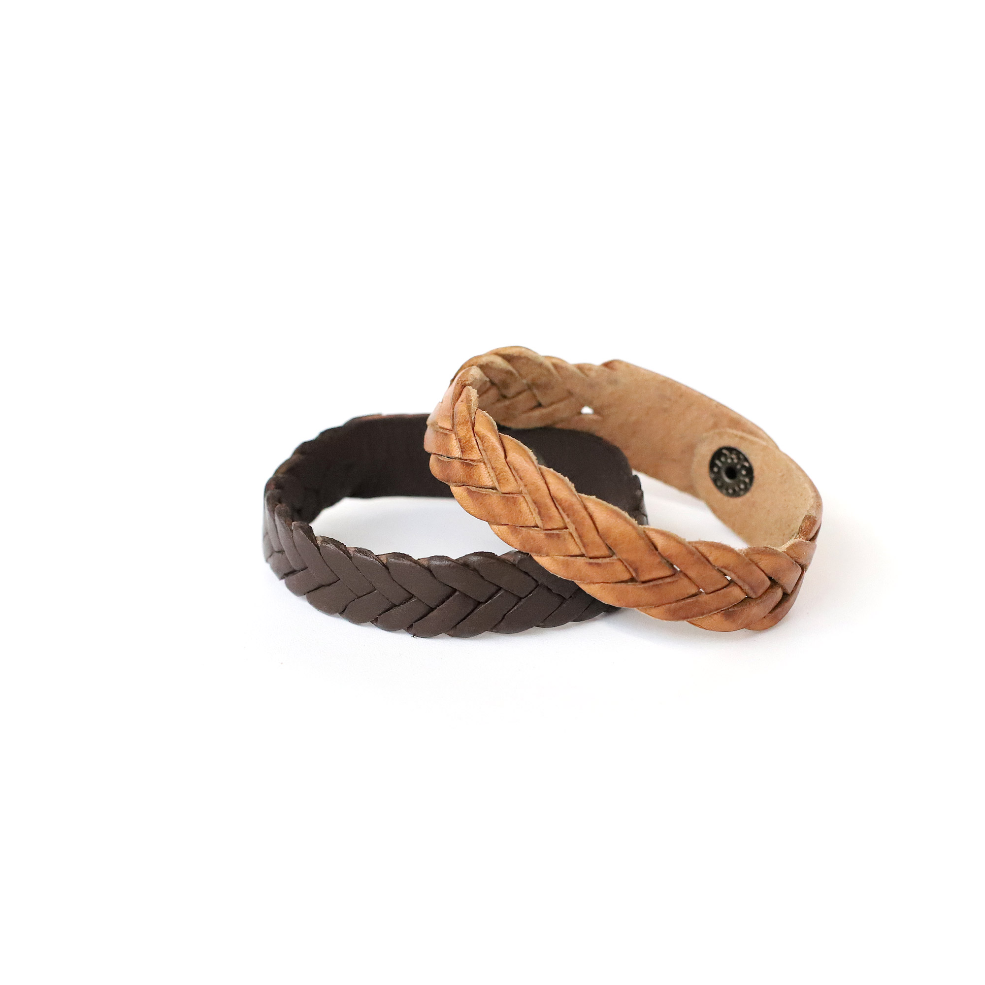 Armband 'Mace', dunkelbraun, L 20 - 22 cm, B ca. 2 cm günstig bestellen