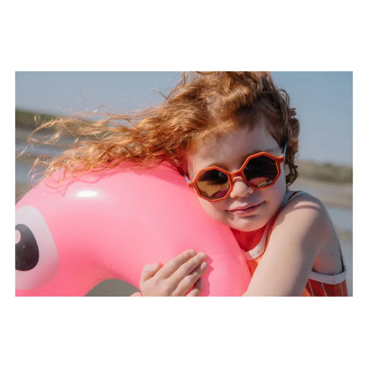 YEYE Lunettes de Soleil Tricolore | Terracotta