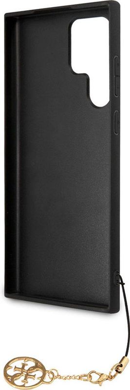 Guess - Samsung Galaxy S23 Ultra Hoesje - Grijs - Hard Plastic - Kunstleer