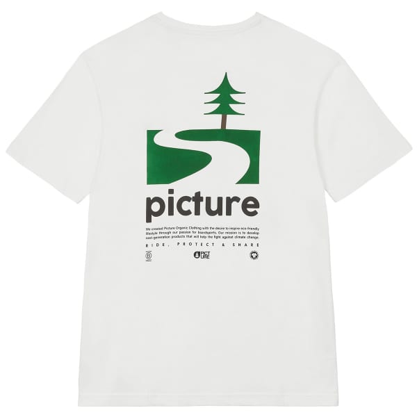 T-shirt randonnée PICTURE COLISPI WHITE
