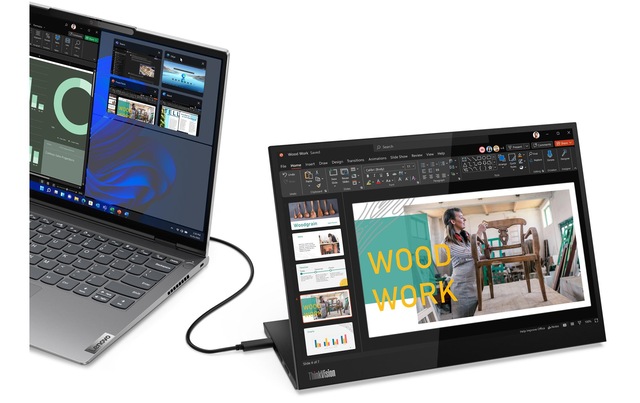 Lenovo Portabler Monitor »ThinkVision M14d USB« 35,42 cm/14 ″  8 Reaktionszeit