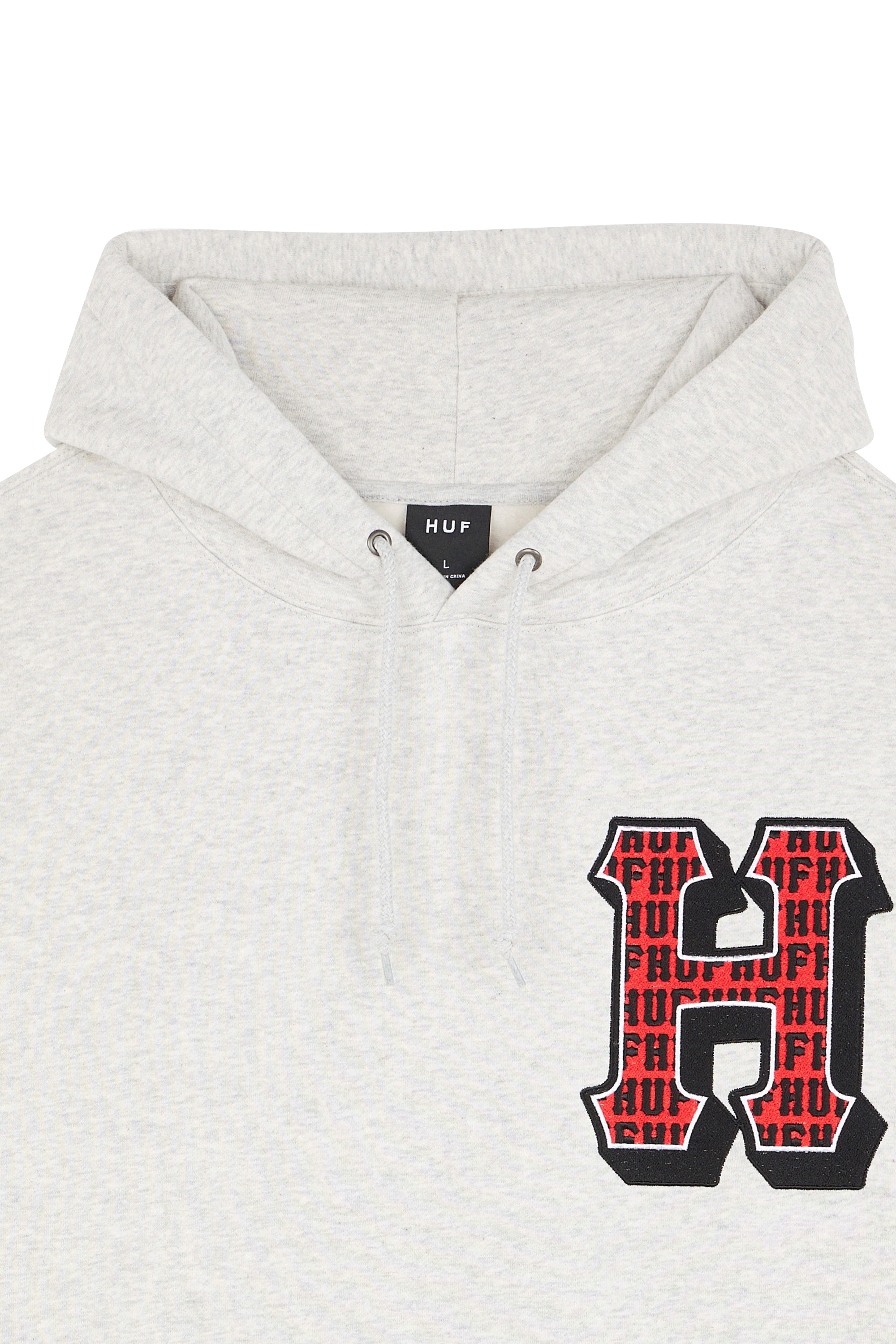 HUF Hoodie THICC H HOOD Gris
