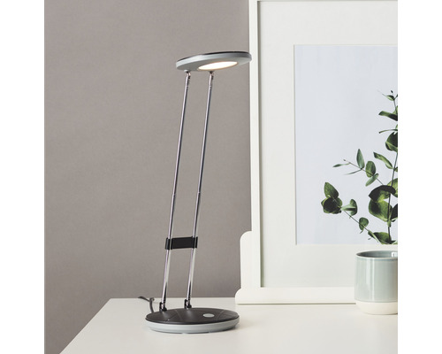 LED-kantoorlamp 3,3W 220 lm 3000 KH 23,6 cm Venetië titanium/zwart