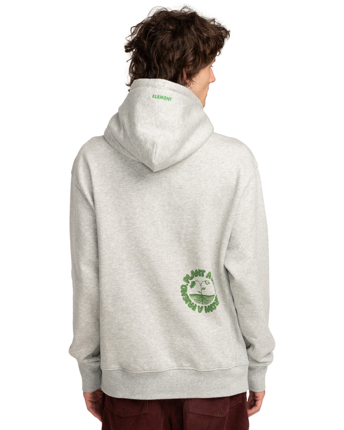 Element OCNC Seeding Hood Mid Grey Heather