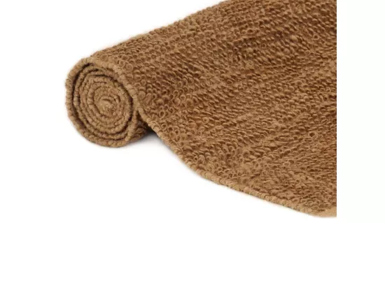 Prolenta Premium - Tapis à poils bouclés fait à la main 160x230 cm Jute et coton