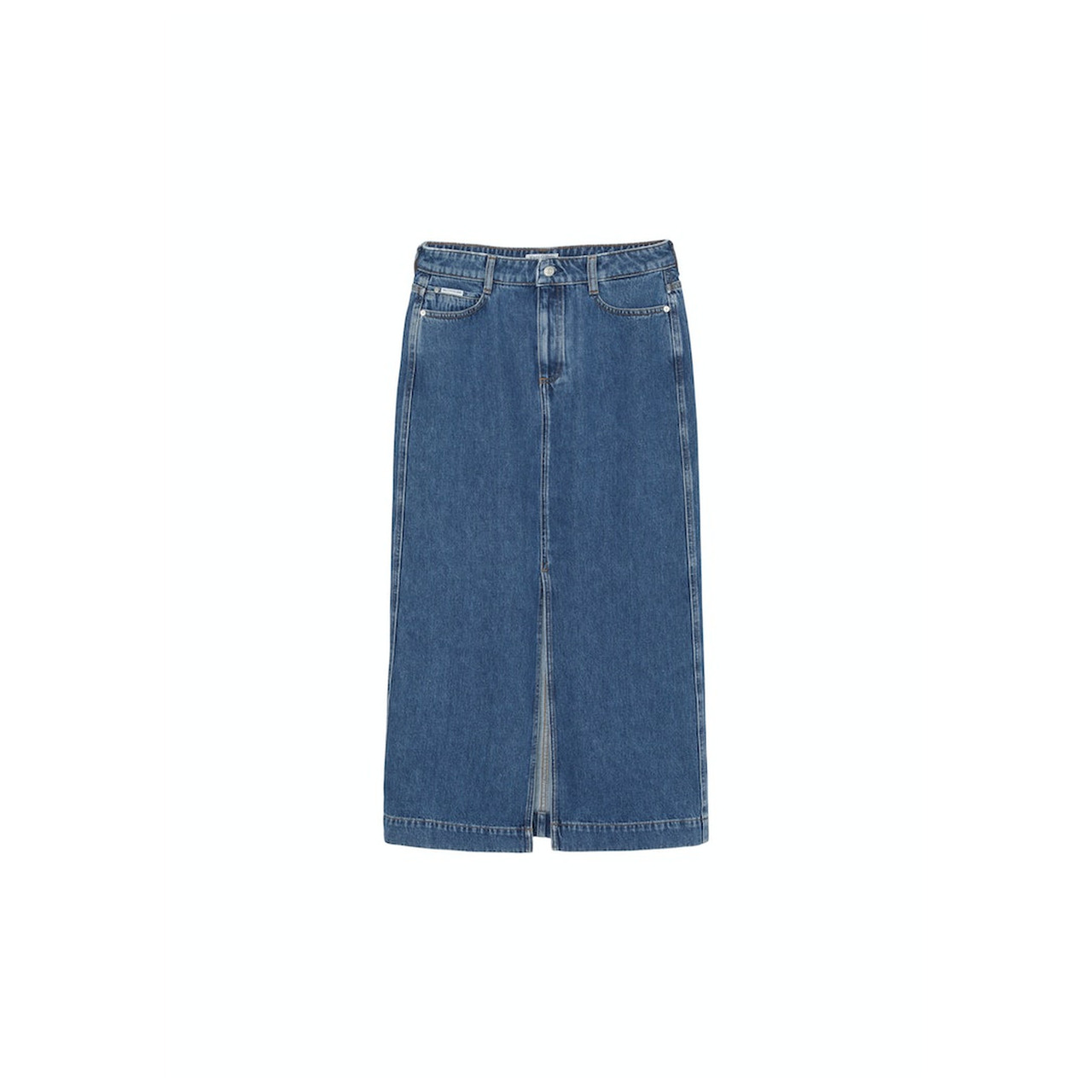 Marc o'Polo Denim Column Skirt, Midi Lengt