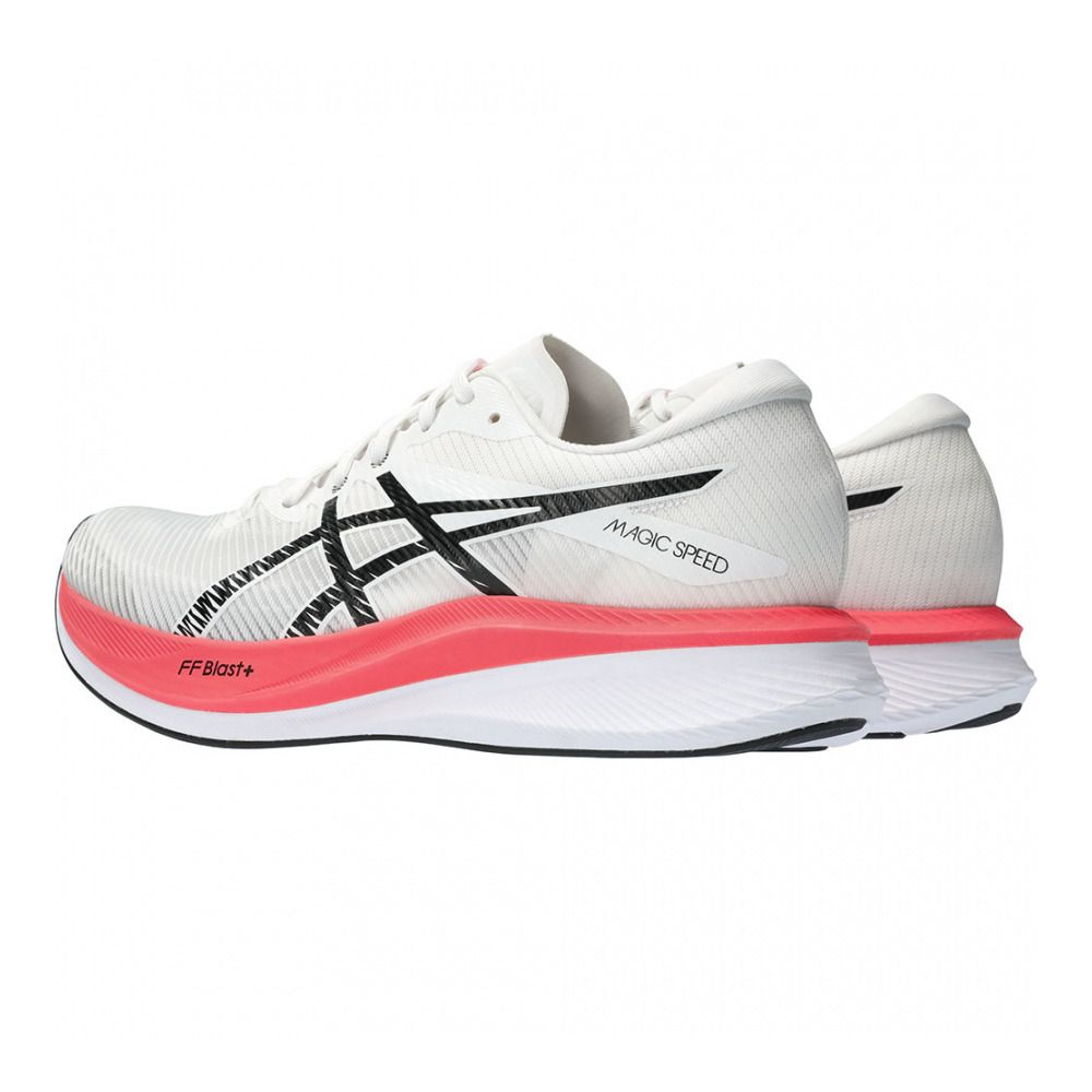 Asics MAGIC SPEED 3 - Chaussures running Homme white/black