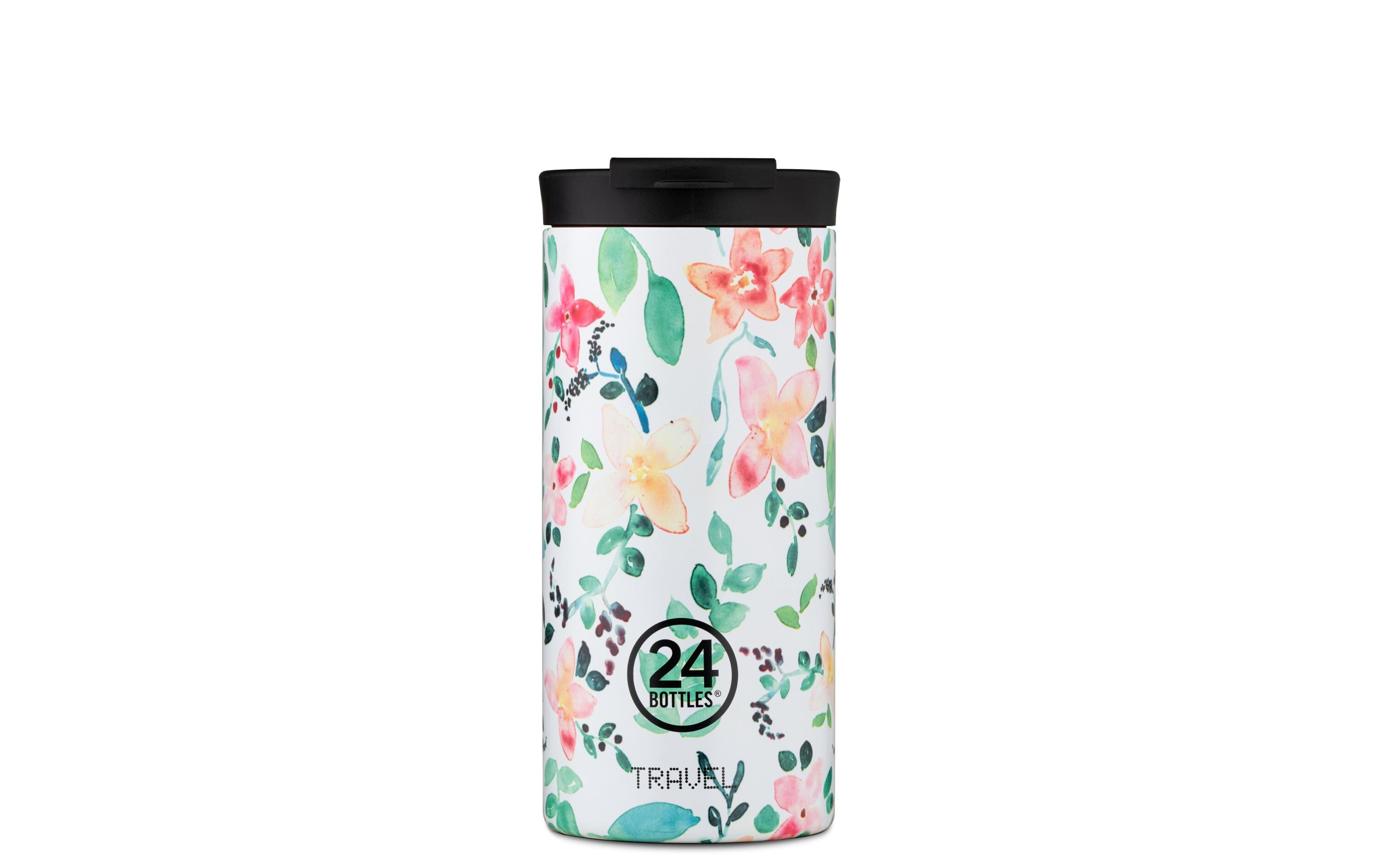 Thermobecher Travel Tumbler 600 ml, Little BudsThermotasse mit doppelwandiger Edelstahlisolation
