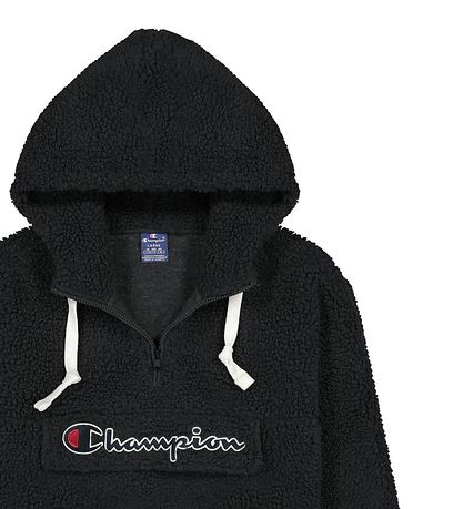 Champion Fashion H?ttetr?je - Plys - Half Zip-Up - Sort