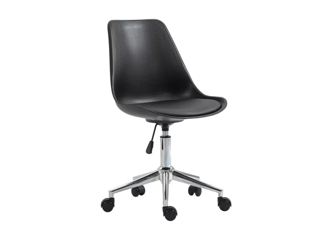 SVITA EDDY chaise de bureau pour enfants chaise pivotante chaise de bureau pour enfants noir
