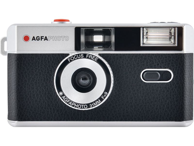 Agfa Analogkamera 35 mm - Schwarz Wiederverwendbare 35 mm Analogkamera