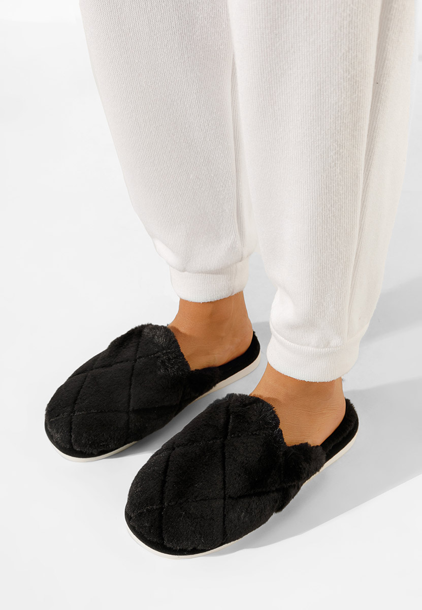 Pantoufles femme noirs Ingenia