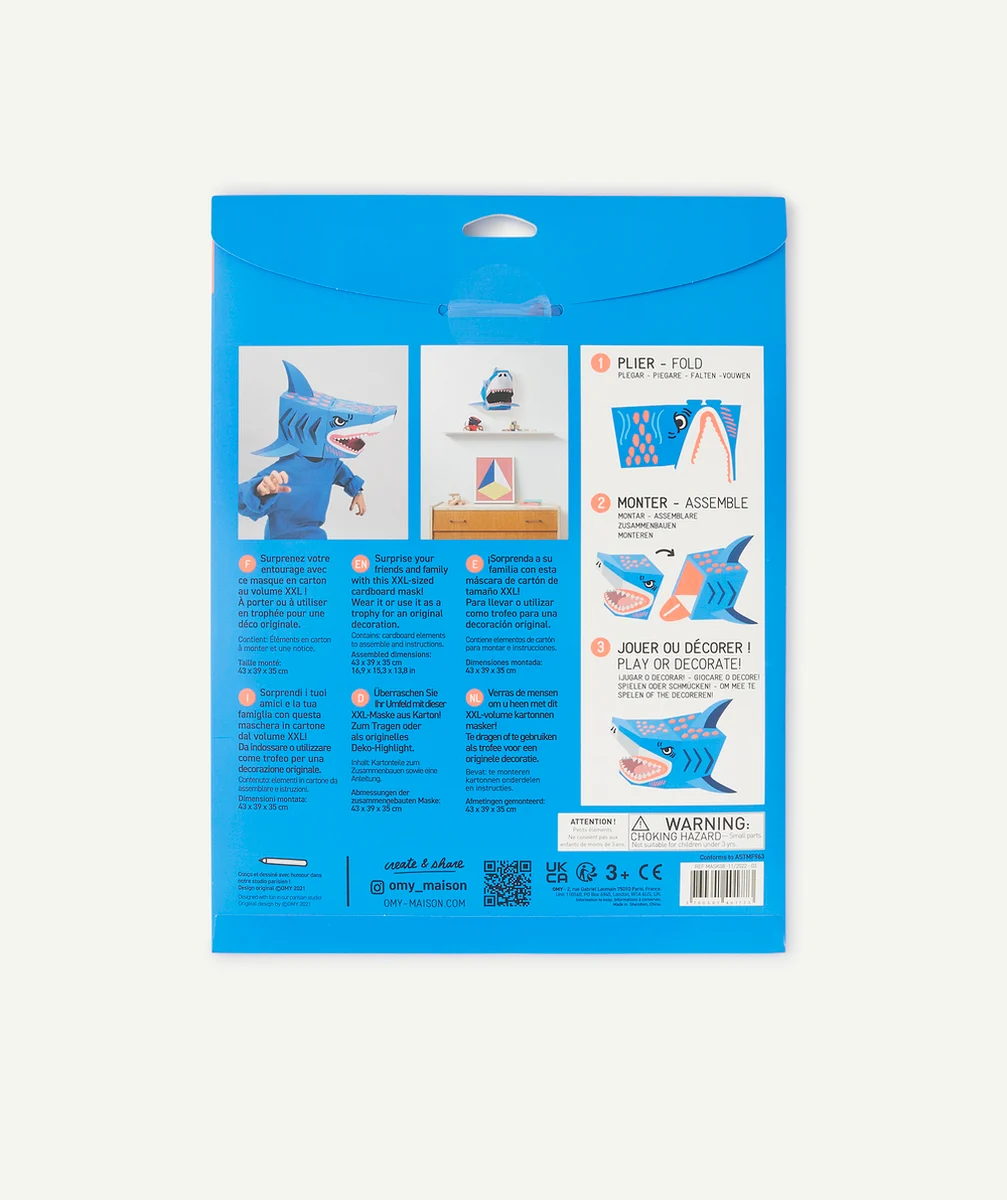 OMYMASQUE 3D REQUIN