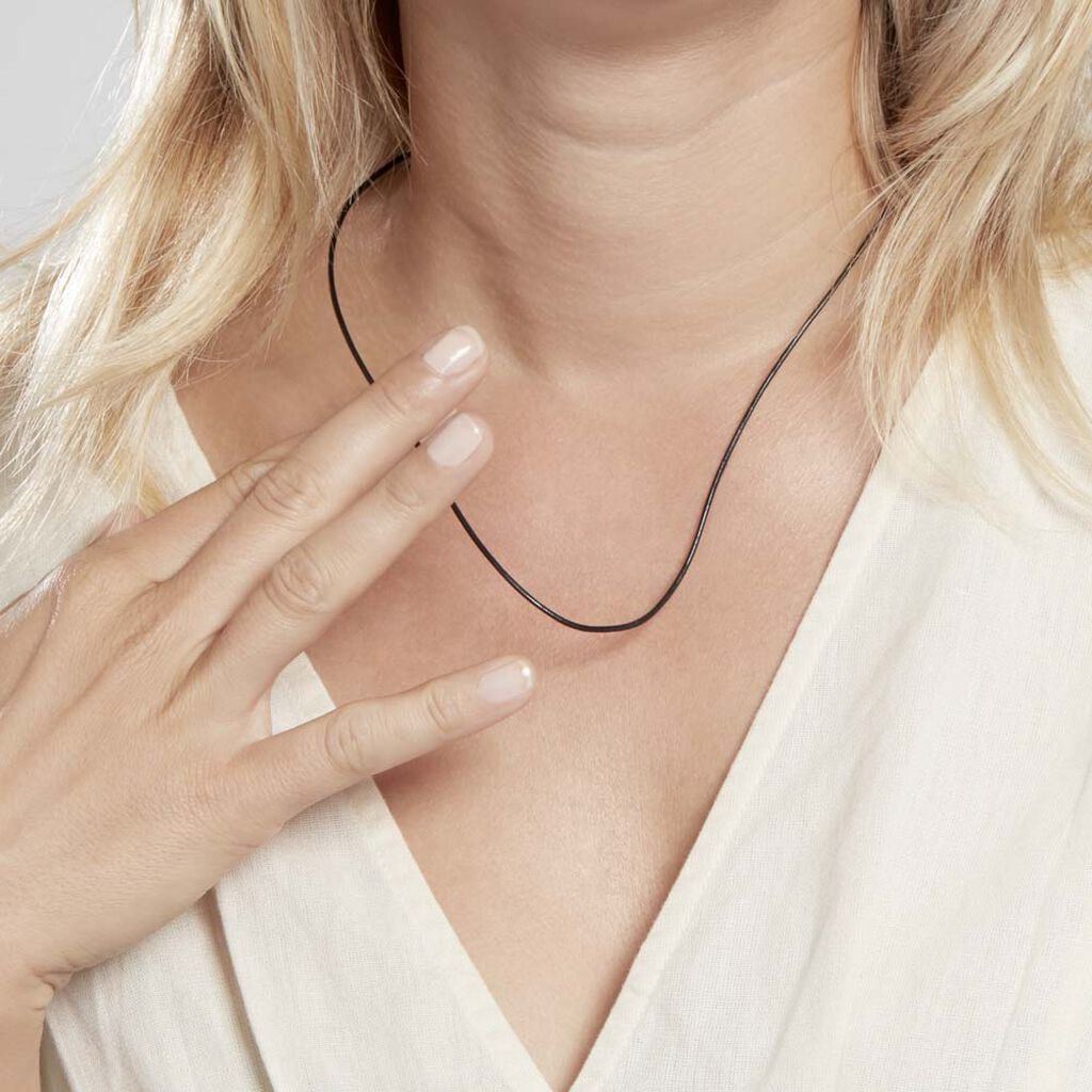 Collier Sanata Argent Blanc