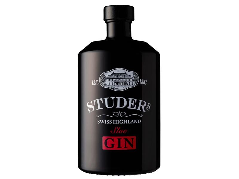 Distillerie Studer Swiss Highland Sloe Gin 0.7 l Spirituosen Spezialität auf der Basis von Wacholder