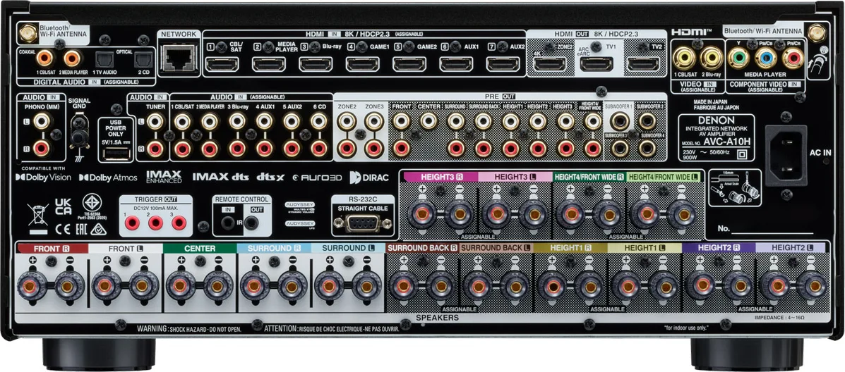 Denon AVC-A10H Silver Amplis home-cinéma