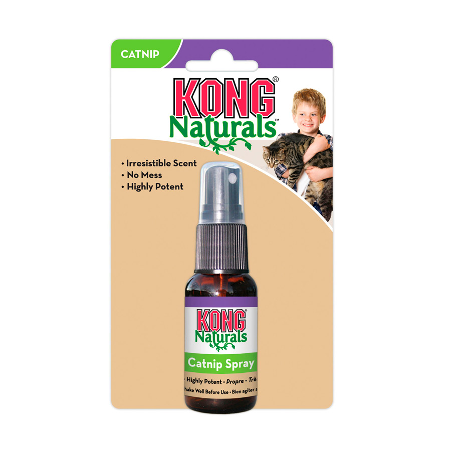 Spray de erva-de-gato Kong Naturals para gatos