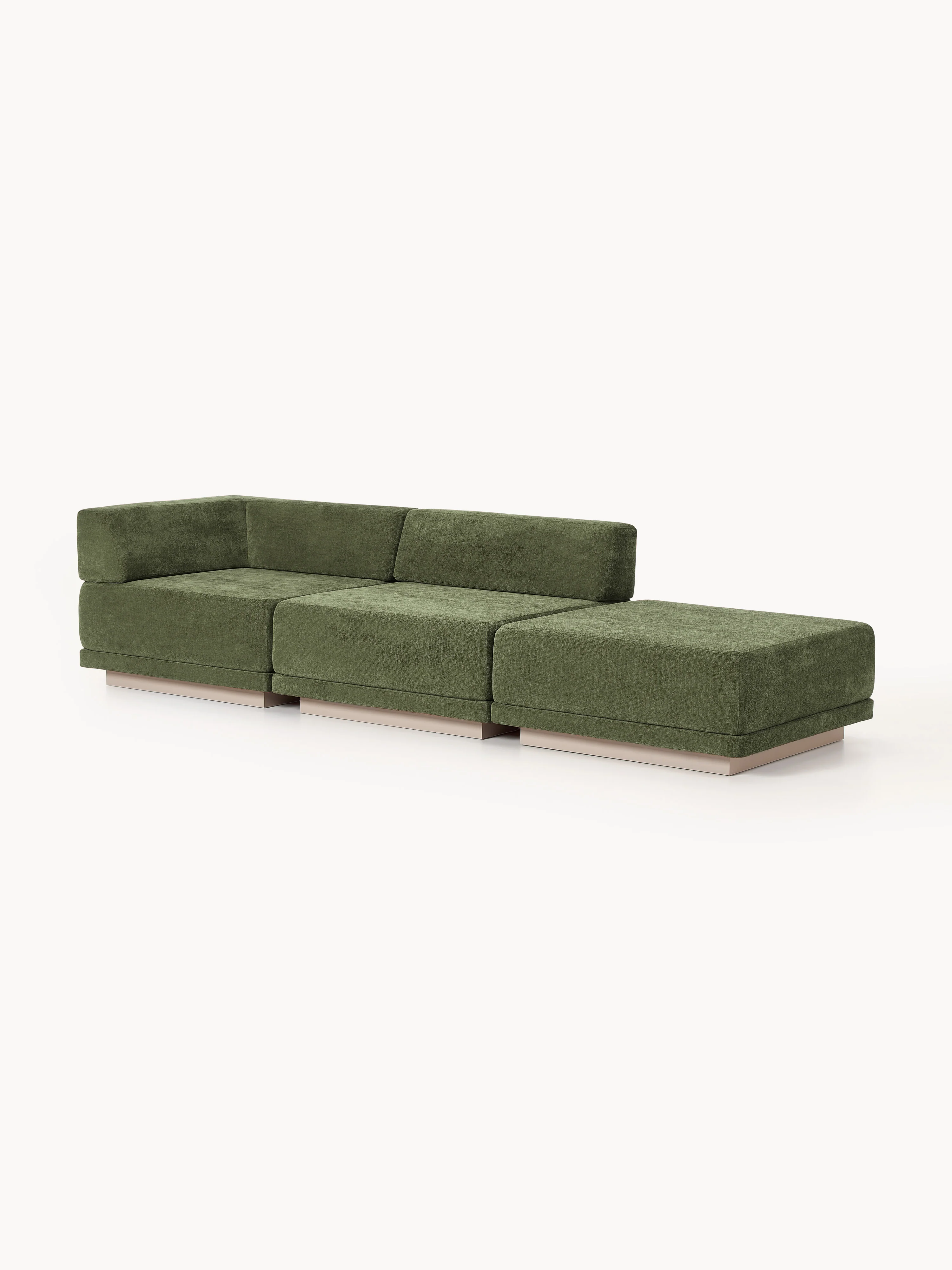 Modulaire bank Colin (4-zits) met ottoman