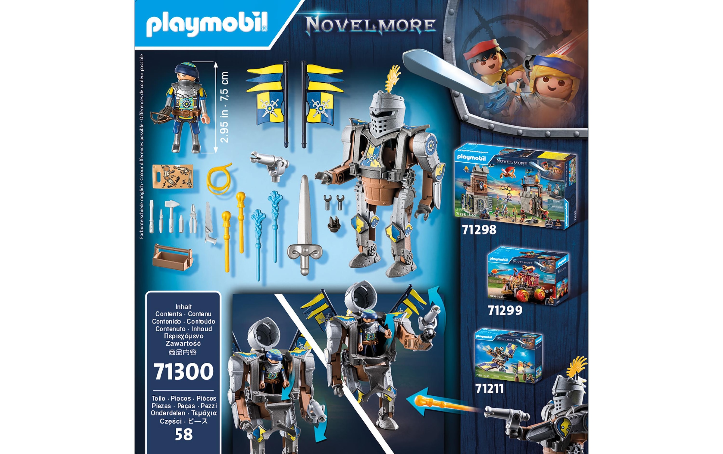 Playmobil® Spielbausteine »Novelmore Kampfroboter 71300«