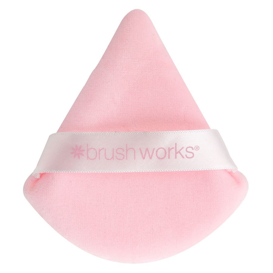 Brushworks Triangular Powder Puff Duo 2pcs