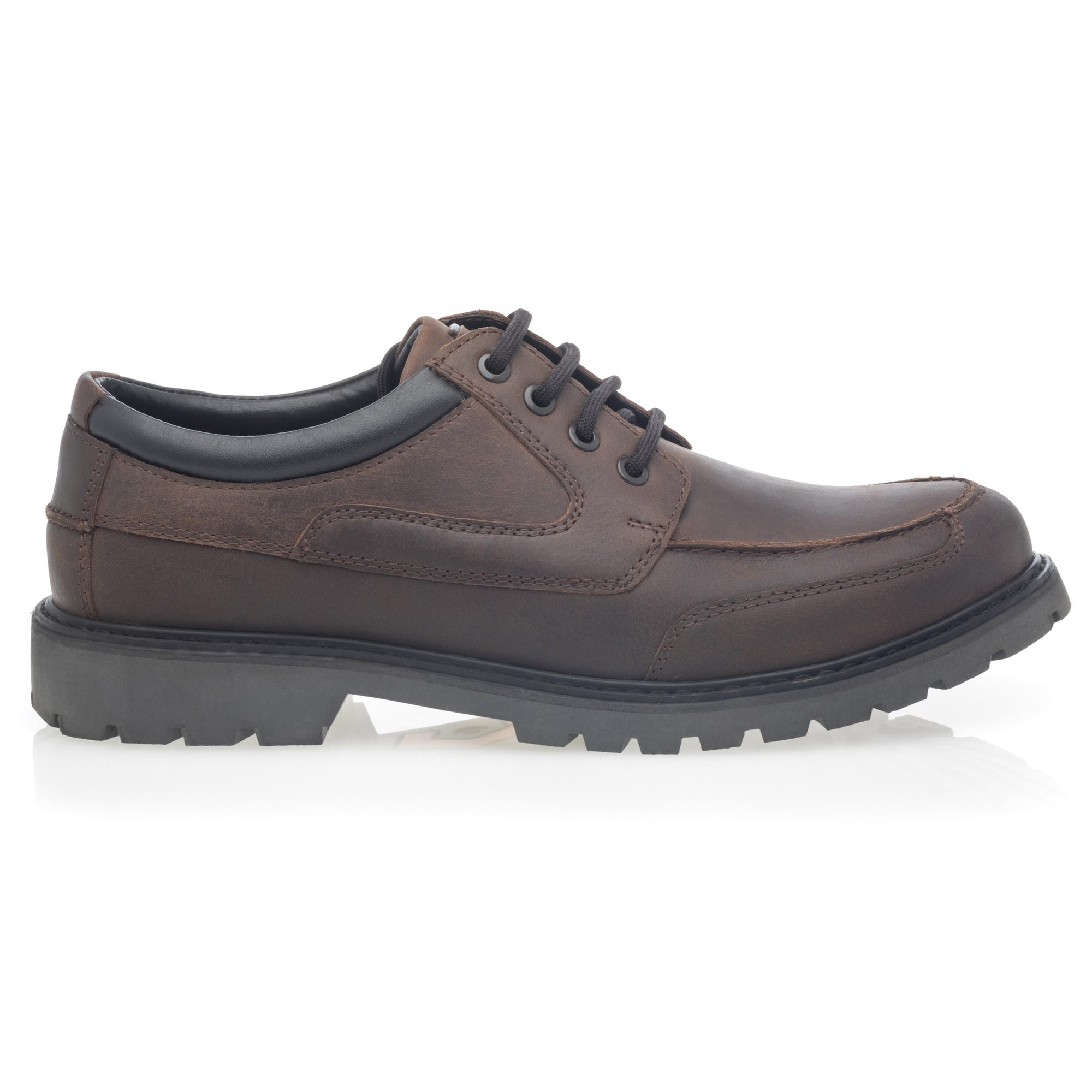 Derbies Homme en cuir marron