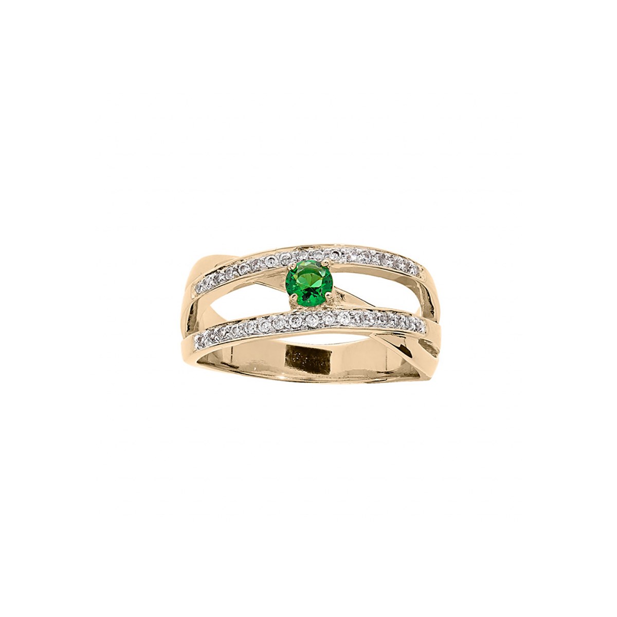 Bague grande taille - Plaqué or